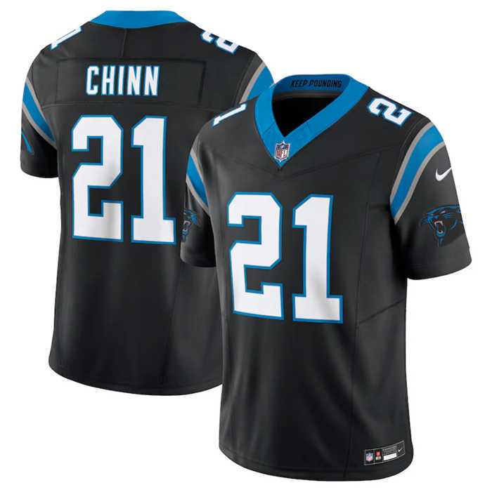 Men & Women & Youth Carolina Panthers #21 Jeremy Chinn Black 2023 F.U.S.E. Vapor Untouchable Stitched Football Jersey
